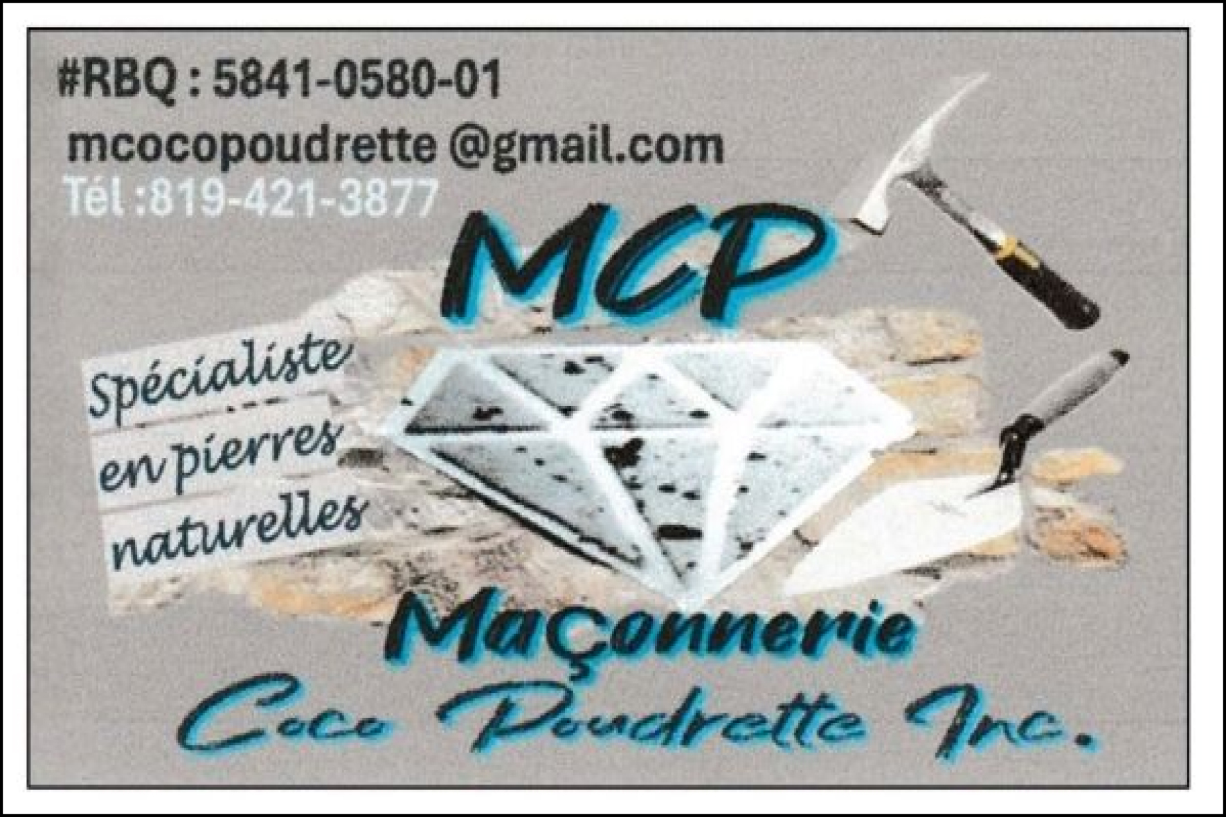 MCP MAÇONNERIE COCO POUDRETTE INC
