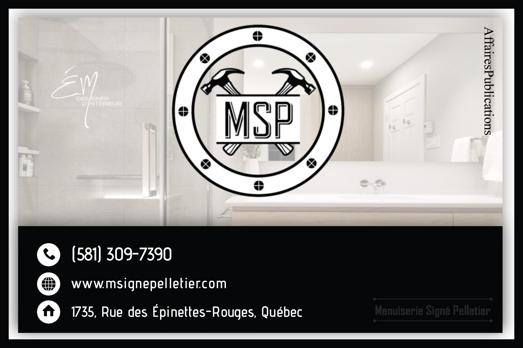 MENUISERIE SIGNÉ PELLETIER