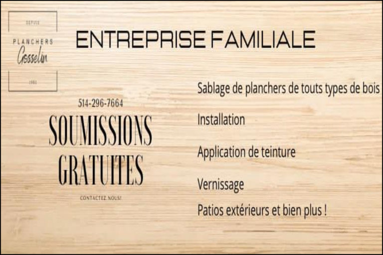 PLANCHER GOSSELIN