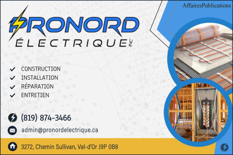 PRONORD ÉLECTRIQUE INC
