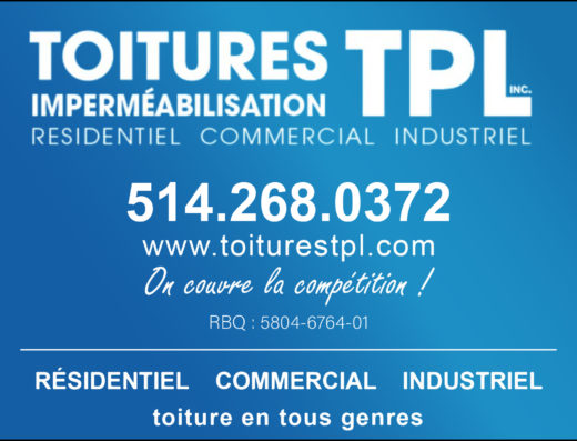 TOITURES ET IMPERMÉABILISATION TPL INC