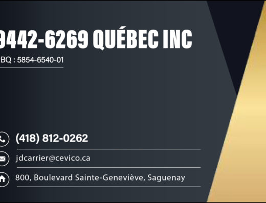 9442-6269 QUÉBEC INC