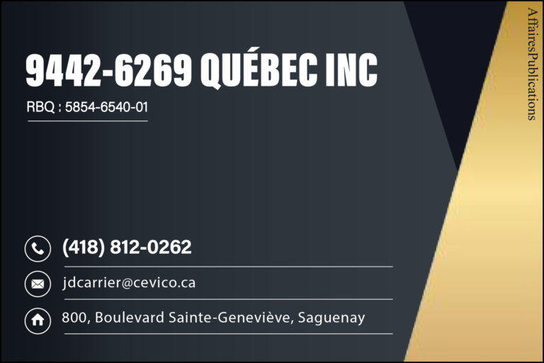9442-6269 QUÉBEC INC