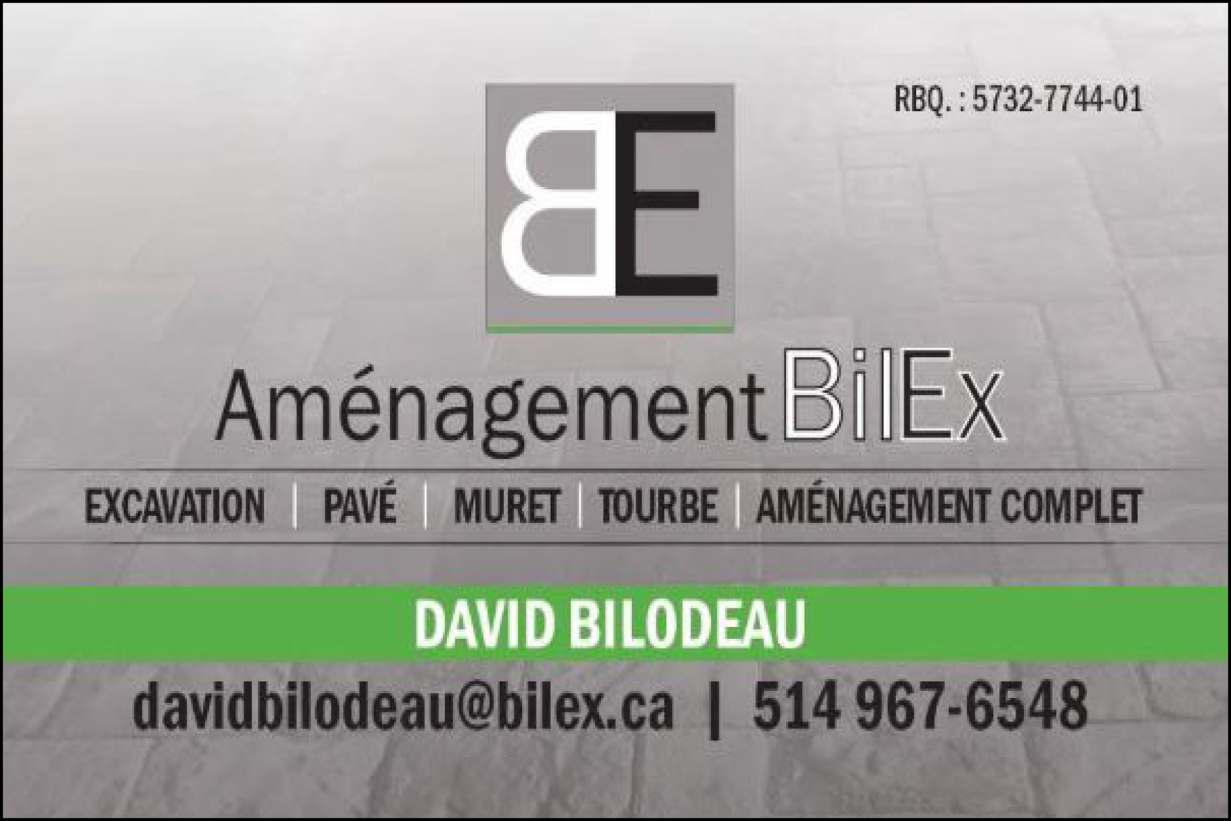 AMÉNAGEMENT BILEX  9320-5458 QUÉBEC INC