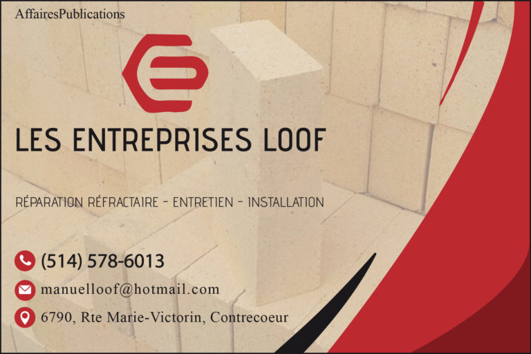 LES ENTREPRISES LOOF INC