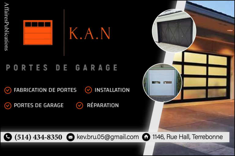 PORTES DE GARAGES K.A.N INC
