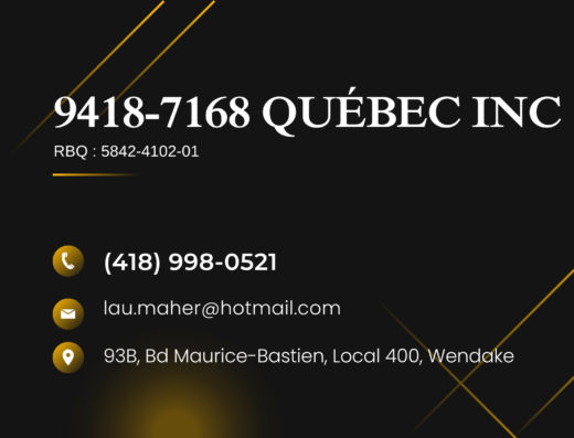 9418-7168 QUÉBEC INC