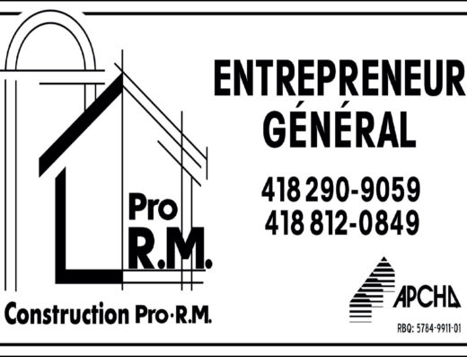 CONSTRUCTION PRO R.M. </br> 9413-5332 QUÉBEC INC