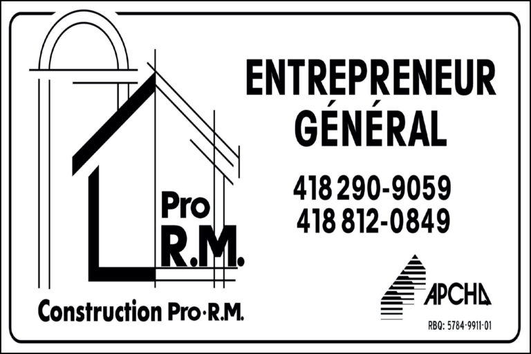 CONSTRUCTION PRO R.M. </br> 9413-5332 QUÉBEC INC