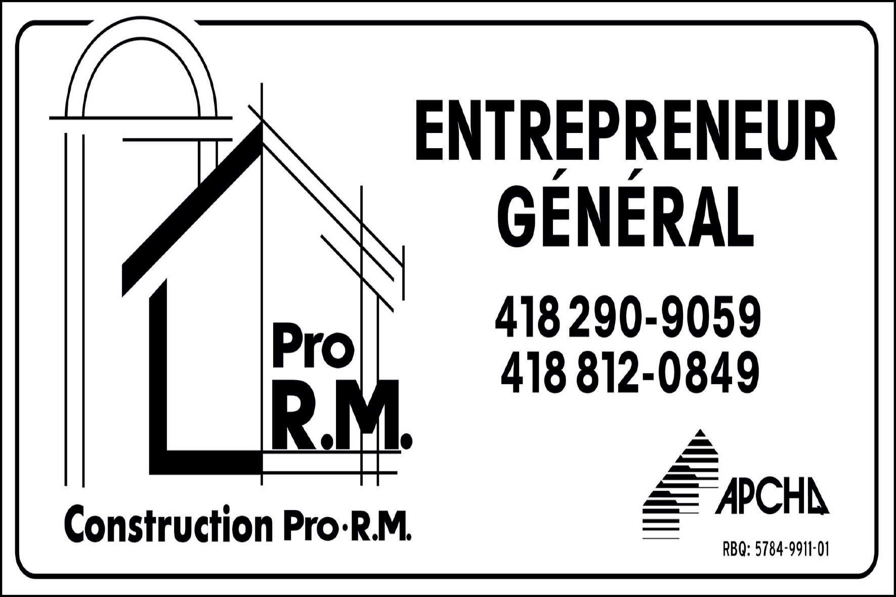 CONSTRUCTION PRO R.M.  9413-5332 QUÉBEC INC