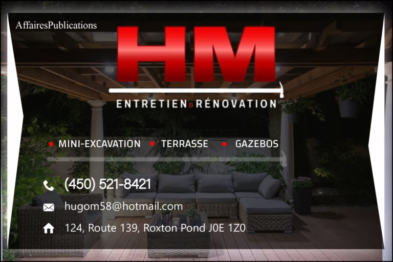 ENTRETIEN ET RÉNOVATION HM INC
