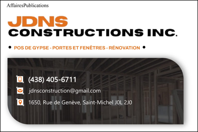 JDNS CONSTRUCTIONS INC