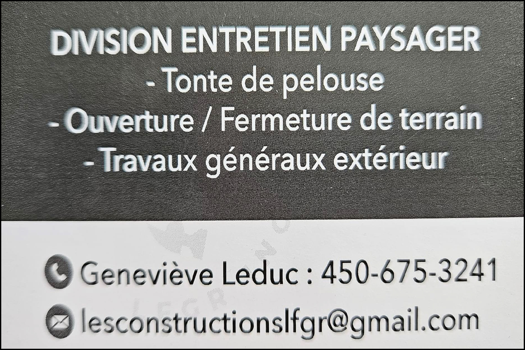 LES CONSTRUCTIONS LFGR INC