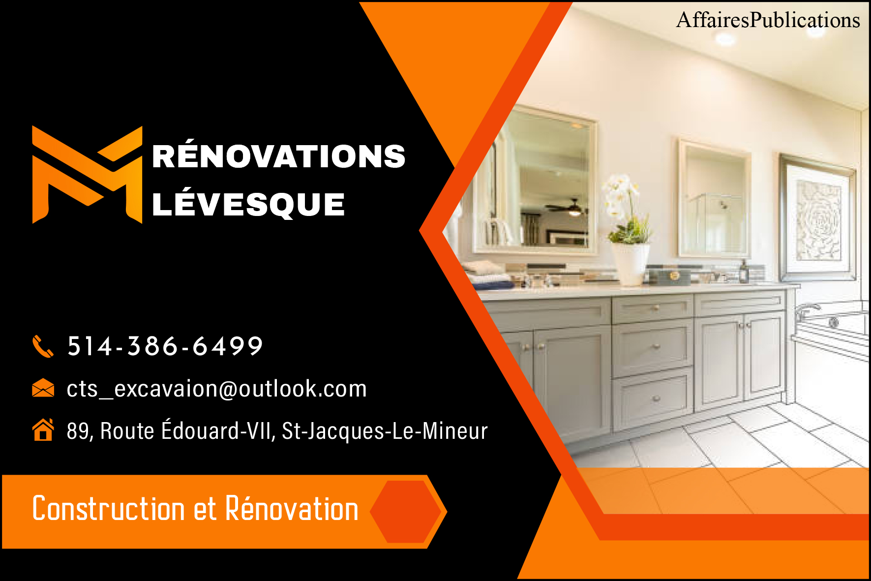 RÉNOVATIONS M. LÉVESQUE 3722589 CANADA INC