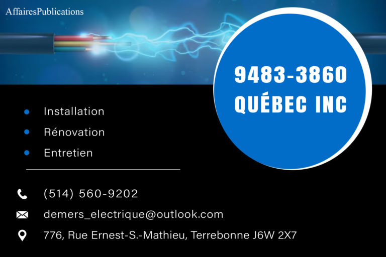 9483-3860 QUÉBEC INC