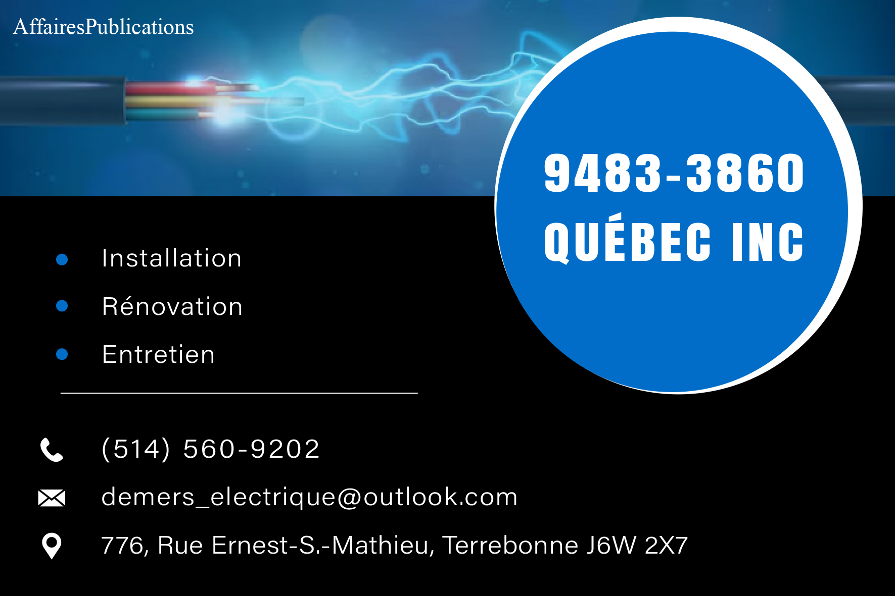 9483-3860 QUÉBEC INC