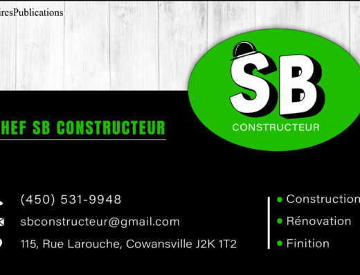 CHEF SB CONSTRUCTEUR INC