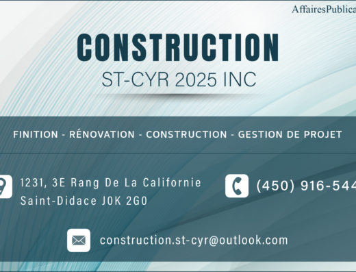 CONSTRUCTION ST-CYR 2025 INC