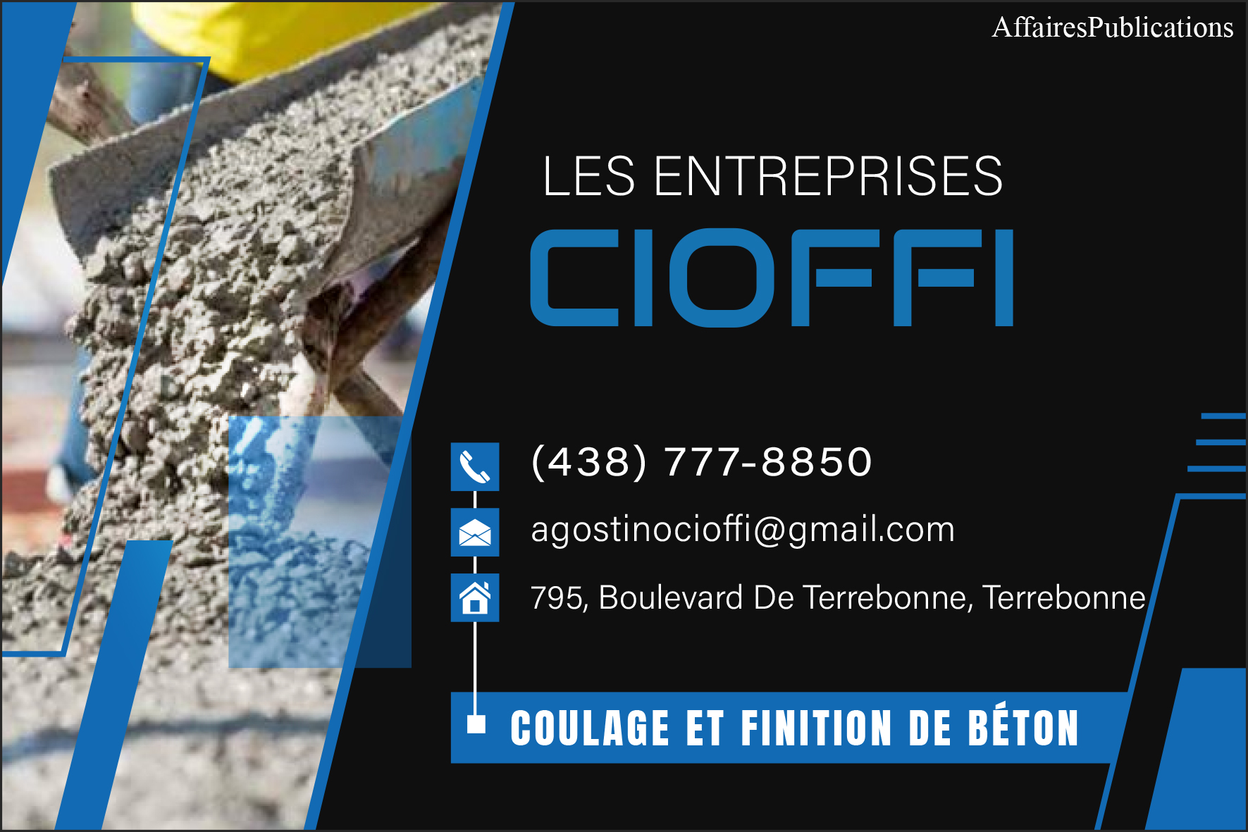 LES ENTREPRISES CIOFFI INC