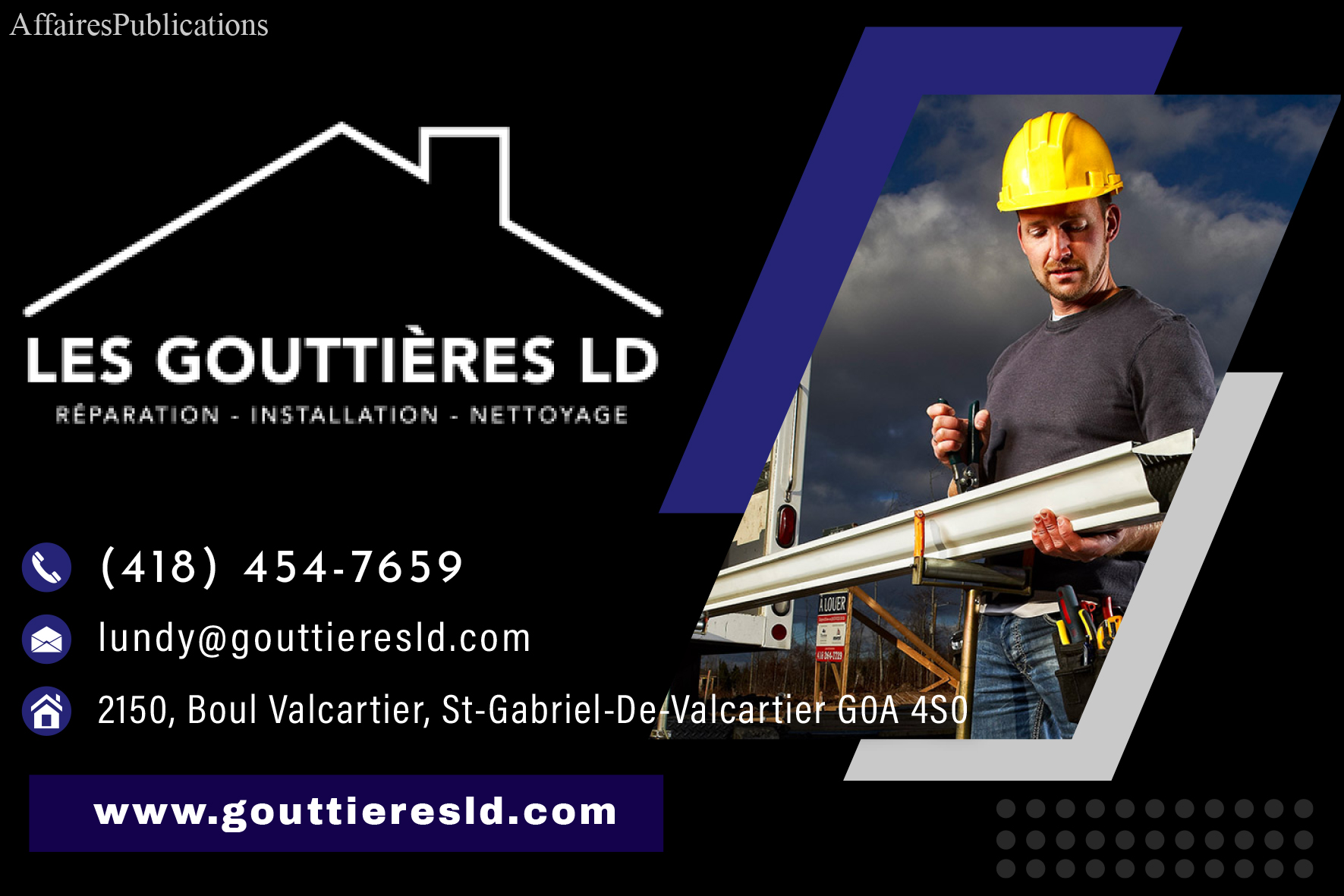 LES GOUTTIÈRES LD INC