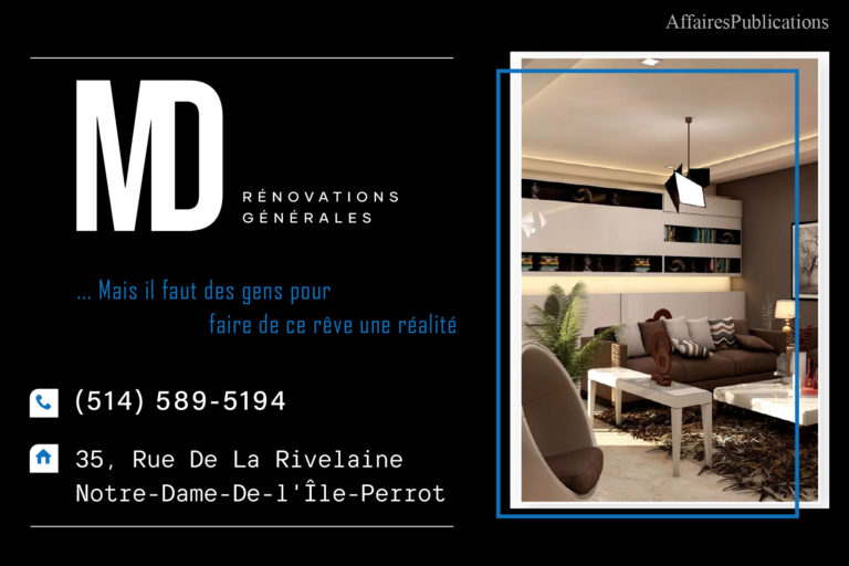 M.D. RÉNOVATIONS GÉNÉRALES INC