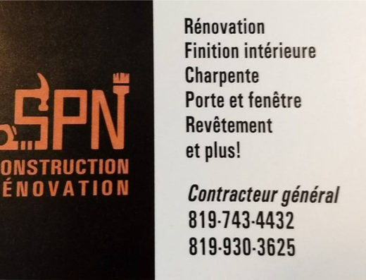 S.P.N. CONSTRUCTION<br/> 9332-7021 QUÉBEC INC