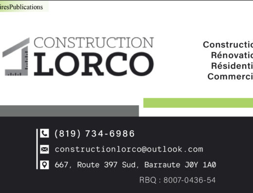 CONSTRUCTION LORCO<br/> 3094-2809 QUÉBEC INC