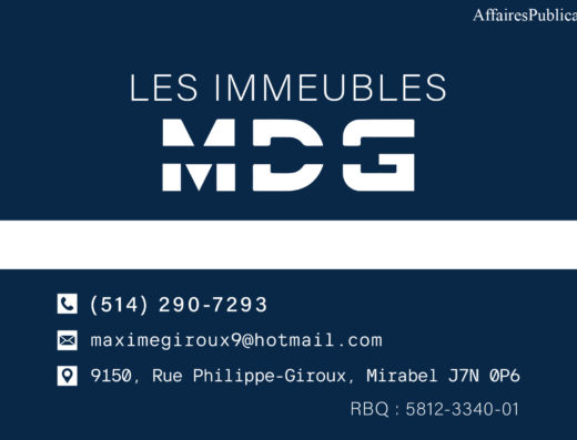 LES IMMEUBLES MDG INC