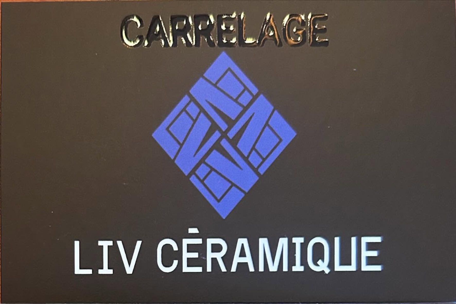 Verso carte de visite