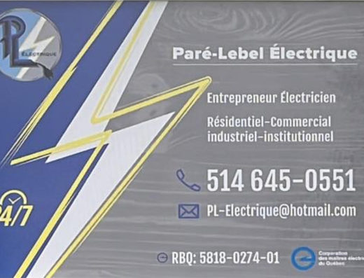 PARÉ-LEBEL ÉLECTRIQUE INC