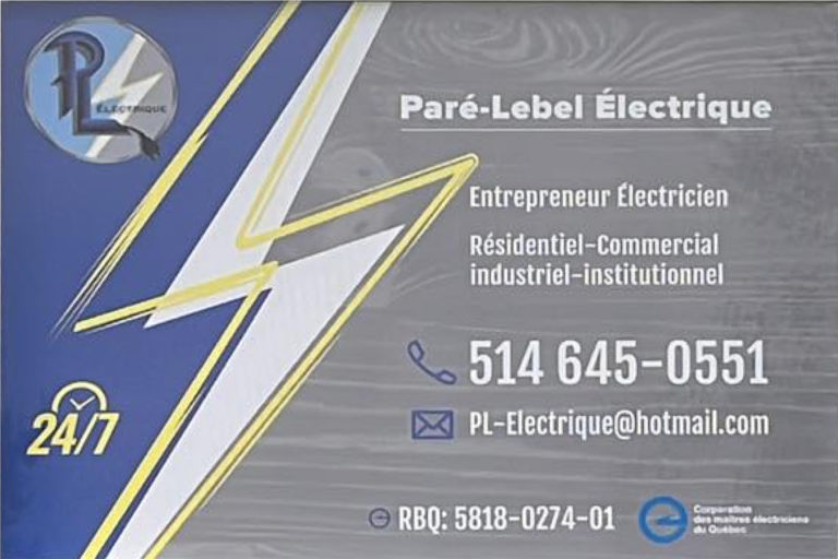PARÉ-LEBEL ÉLECTRIQUE INC