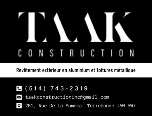 TAAK CONSTRUCTION INC