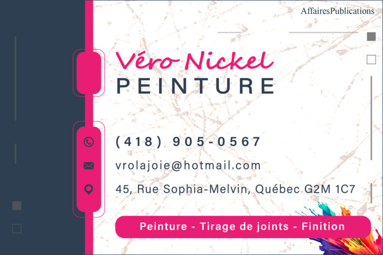 VÉRO NICKEL PEINTURE