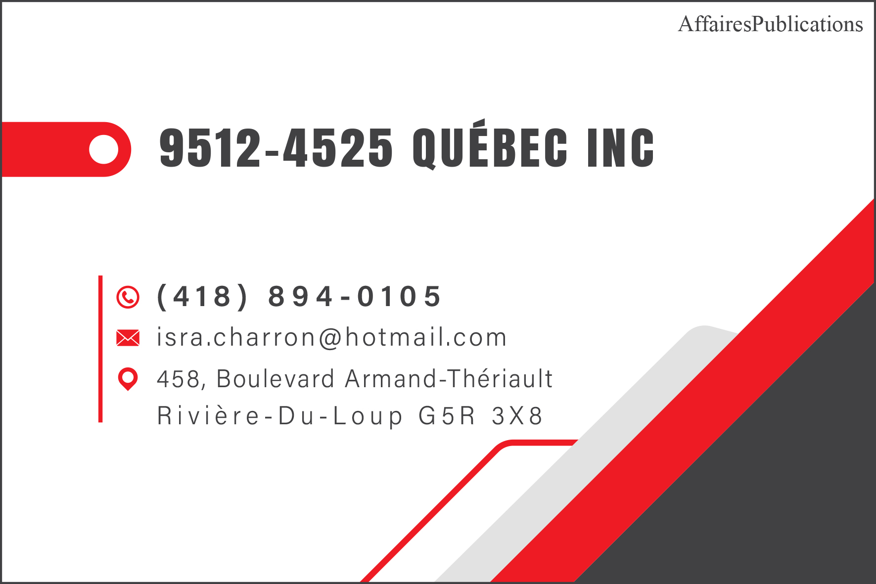 9512-4525 QUÉBEC INC