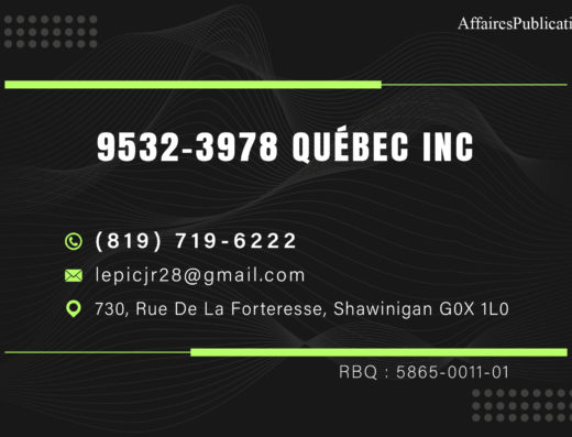9532-3978 QUÉBEC INC