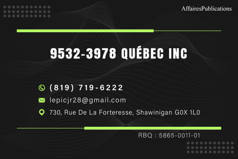 9532-3978 QUÉBEC INC