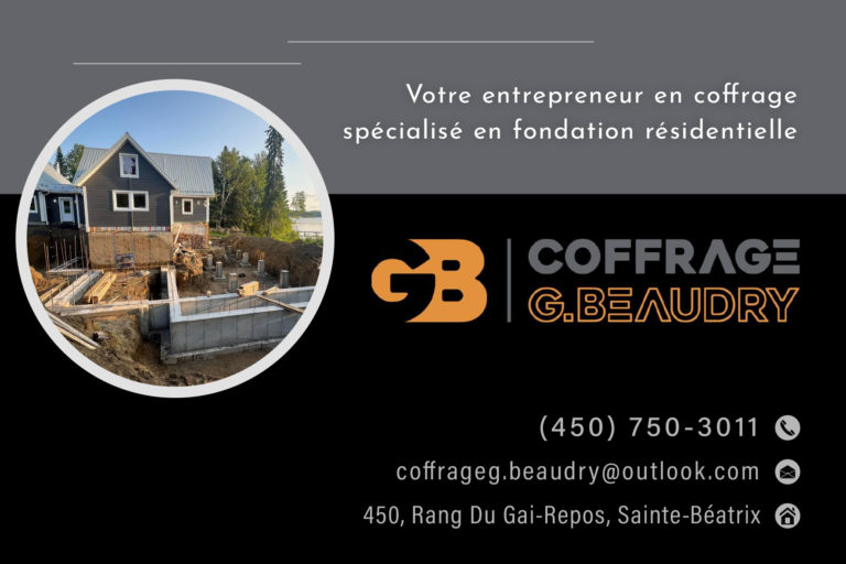 COFFRAGE G. BEAUDRY INC