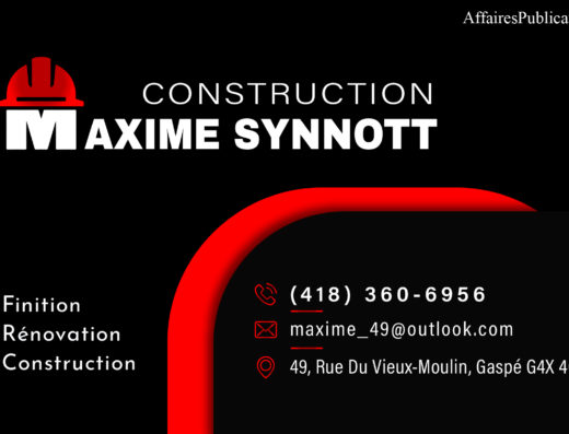 CONSTRUCTION MAXIME SYNNOTT