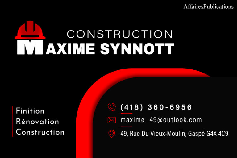 CONSTRUCTION MAXIME SYNNOTT