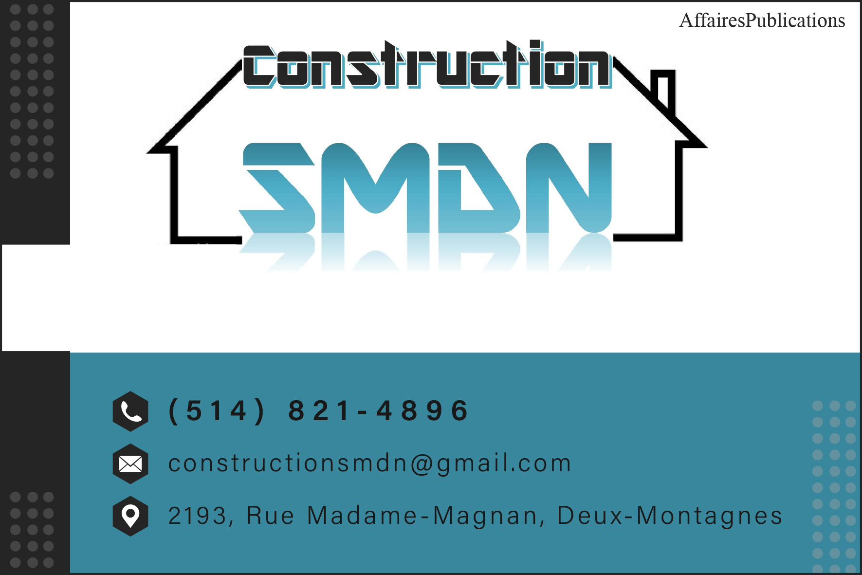 CONSTRUCTION SMDN INC