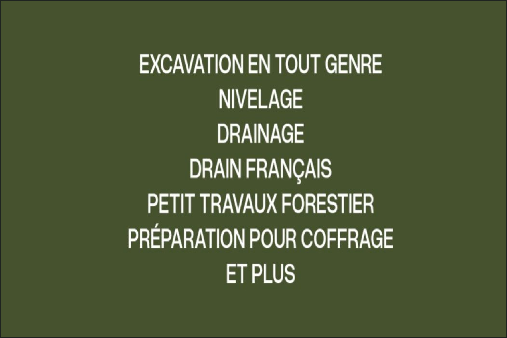 Verso carte de visite
