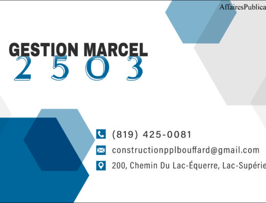 GESTION MARCEL 2503 INC