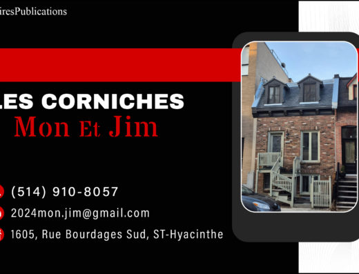 LES CORNICHES MON ET JIM <br/>9490-8571 QUÉBEC INC