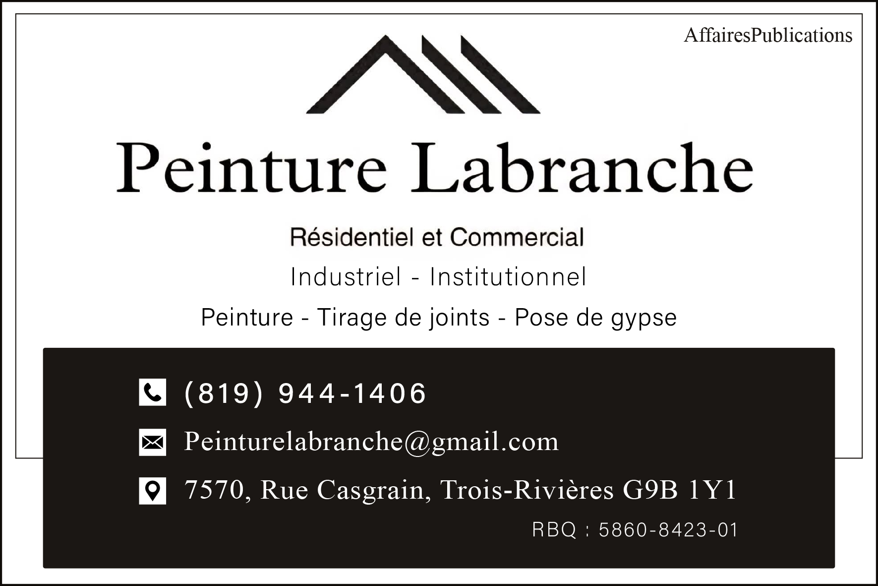 PEINTURE LABRANCHE INC