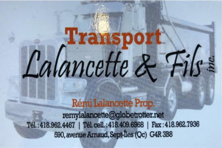 TRANSPORT LALANCETTE & FILS INC