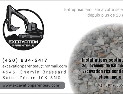 EXCAVATION PARENTEAU INC