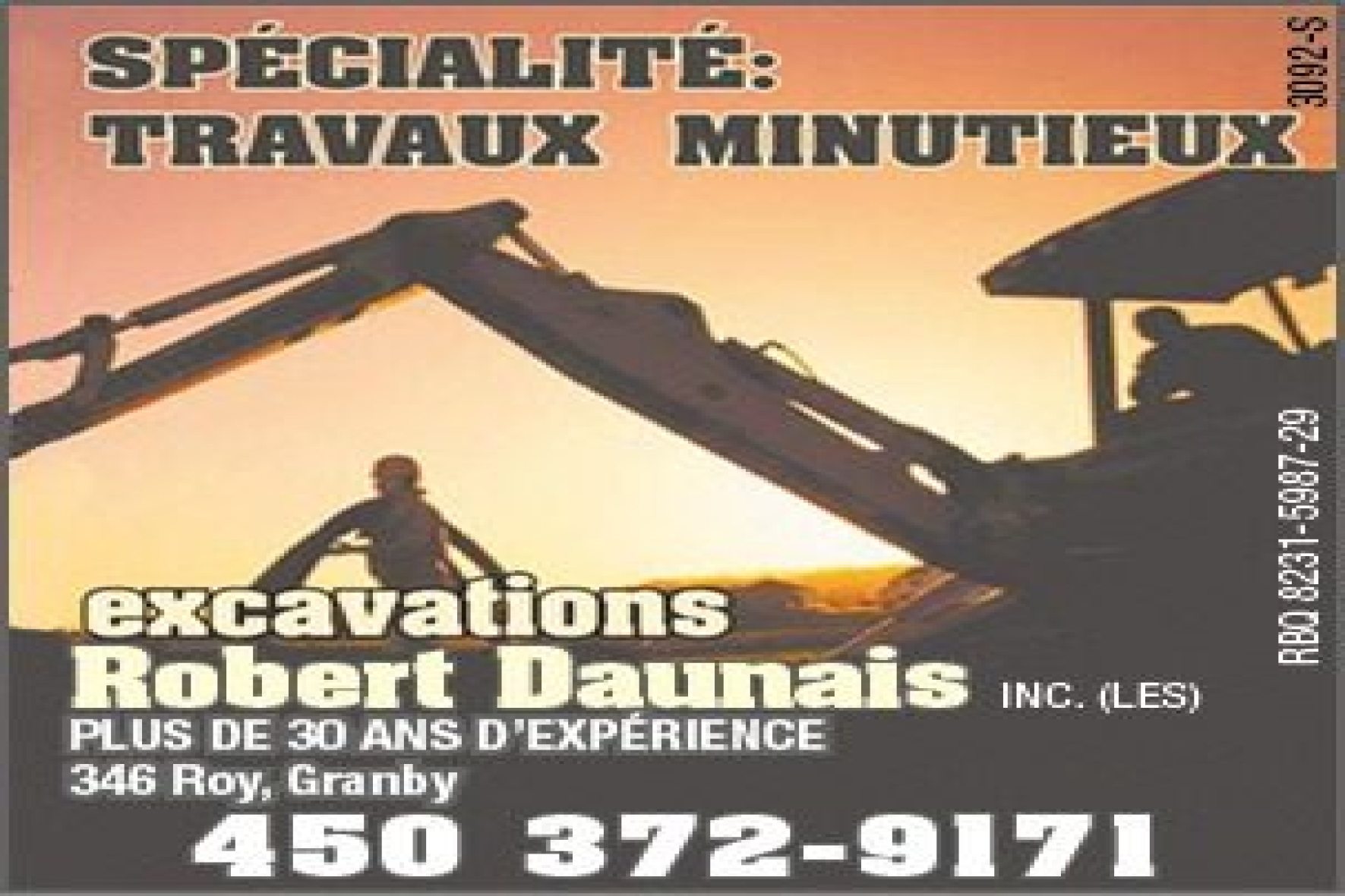 LES EXCAVATIONS ROBERT DAUNAIS