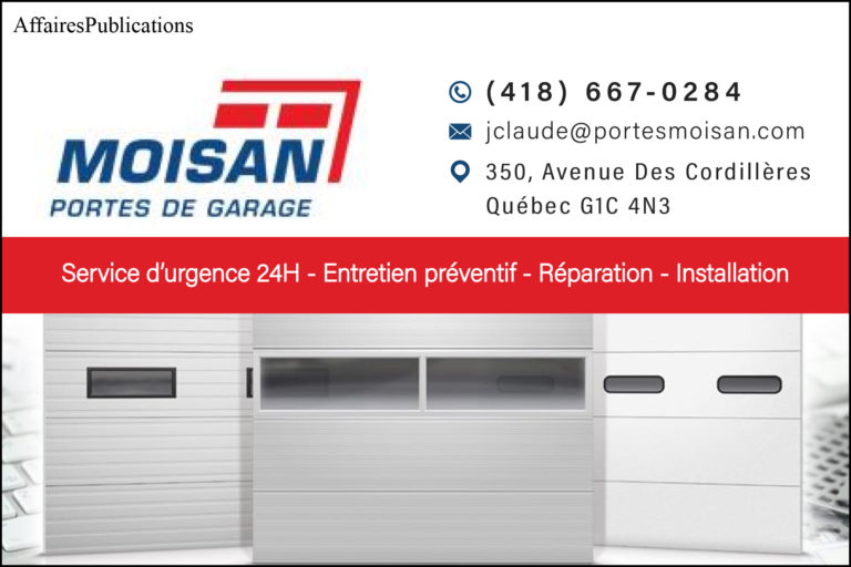 MOISAN – PORTES DE GARAGE INC