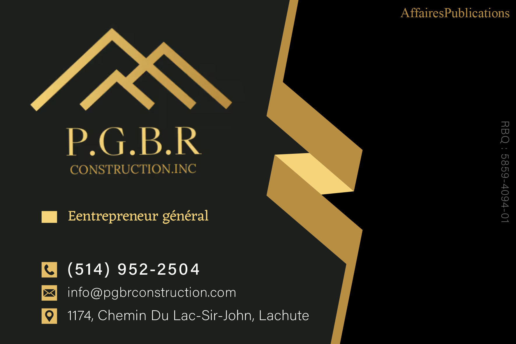 PGBR CONSTRUCTION INC
