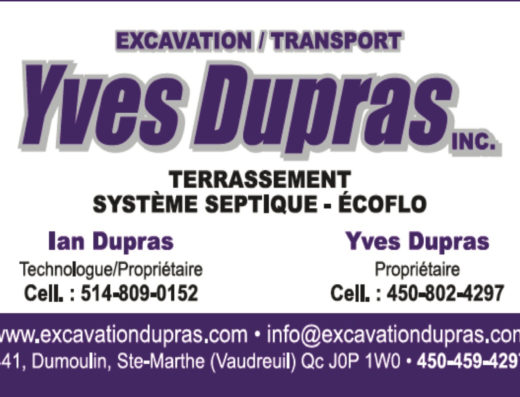 TRANSPORT YVES DUPRAS INC